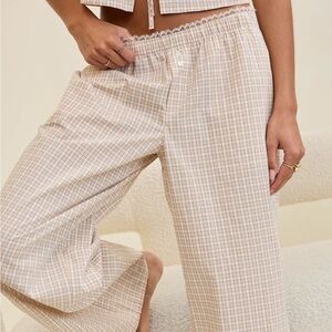 Aerie Off-Duty Poplin Trouser PJ